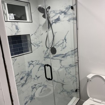 RonDell Restoration - Side view of shower and the very detailed work - Damage Restoration Near Me - Garden Grove, California