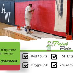 Longmont Paint Pals - At Paint Pals, we paint far more than just homes. If you're looking to breathe new life to a gym or playground, we're here to help.