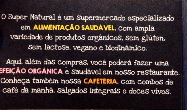 Menu photo 2 Super Natural São Paulo, SP