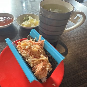 Samurai Revolving Sushi Bar - Crab temaki - Conveyor Belt Sushi Near Me - Brunswick, Ohio Samurai Revolving Sushi Bar - Crab temaki - Conveyor Belt Sushi Near Me - Brunswick, Ohio