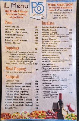 Menu photo 8 Pizza On 5th San Diego, CA Menu photo 8 Pizza On 5th San Diego, CA