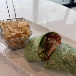 Crispy Buffalo Chicken Wrap Crispy Buffalo Chicken Wrap