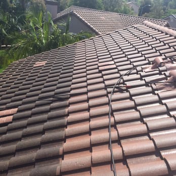 Fisher Roofing & Repairs - Power washing dirty tiles - Roofing Near Me Fisher Roofing & Repairs - Power washing dirty tiles - Roofing Near Me