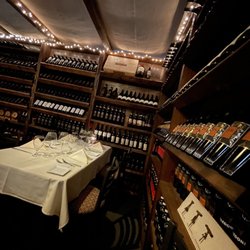 Pietro's Italian Restaurant and Wine Bar - Unique atmosphere with floor-to-ceiling wine bottles!