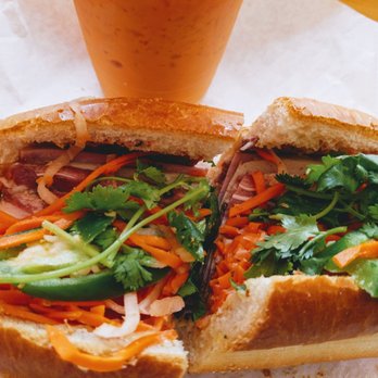 Latte Express - #7 - combination sandwich with Thai Iced tea. - Coffee & Tea Near Me - San Francisco, California
