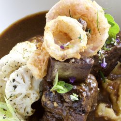The Fig And The Pheasant - Angus Beef Short Ribs with Potato Purée and Short Rib Jus
