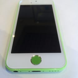 iPros Phone Repair - Customized iPhone 5c w/ white screen and a 5s home button! Pretty sweet!