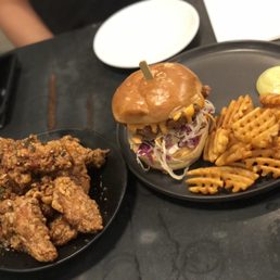 Of course the yuzu fish sauce chicken wing, spicy chicken burger with waffle fries...can't get enough of them!!! Of course the yuzu fish sauce chicken wing, spicy chicken burger with waffle fries...can't get enough of them!!!
