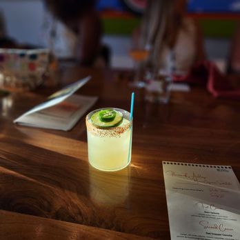 Weft & Warp Art Bar + Kitchen - Spicy marg - Breakfast & Brunch Near Me - Scottsdale, Arizona Weft & Warp Art Bar + Kitchen - Spicy marg - Breakfast & Brunch Near Me - Scottsdale, Arizona