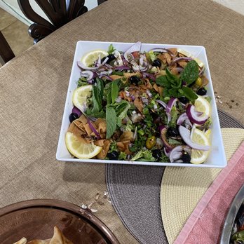Alsham Mediterranean Kitchen - Fattoush salad - Mediterranean Near Me - Corona, California