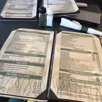 Tin Fish - Menu - New American Near Me - Sunrise, Florida