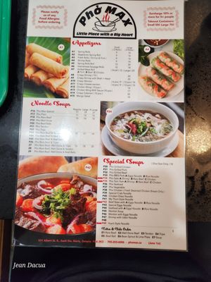 Menu photo 1 Pho Max Sault Ste. Marie, ON