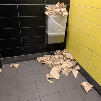 Buffalo Wild Wings - Men's restroom trash - Sports Bars Near Me - Riverside, California