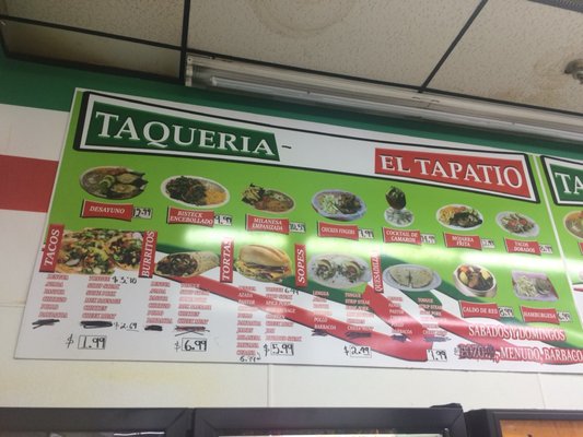 Menu photo 2 Supermercado El Tapatio 2 Norcross, GA Menu photo 2 Supermercado El Tapatio 2 Norcross, GA