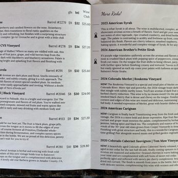 Balistreri Vineyards - Wine menu - Wineries Near Me - Denver, Colorado Balistreri Vineyards - Wine menu - Wineries Near Me - Denver, Colorado