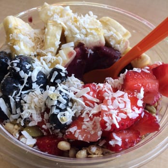 Jamba - Acai bowl with fresh strawberries, bananas, granola, coconut, and honey. Delish! - Juice Bars & Smoothies Near Me - San Diego, California Jamba - Acai bowl with fresh strawberries, bananas, granola, coconut, and honey. Delish! - Juice Bars & Smoothies Near Me - San Diego, California