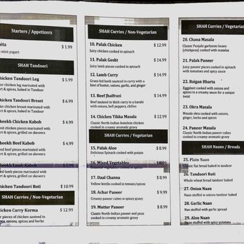 Shah Restaurant - Updated prices!!! - Indian Near Me - Sunnyvale, California