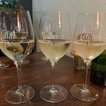 Cellar Door - We both ordered white wine flights (around $20 each) - Wine Bars Near Me - Pleasanton, California Cellar Door - We both ordered white wine flights (around $20 each) - Wine Bars Near Me - Pleasanton, California