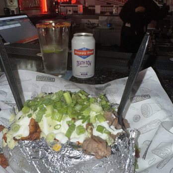 Las Ahumaderas - Baked potato with al pastor and carne asada very filling - Tacos Near Me - Chula Vista, California