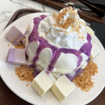 Nostimo Cafe & Tea - Ube Soufflé Pancake - Coffee & Tea Near Me - Westminster, California Nostimo Cafe & Tea - Ube Soufflé Pancake - Coffee & Tea Near Me - Westminster, California