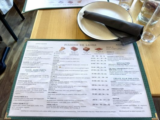 Menu photo 1 Pizzeria da Laura Berkeley, CA Menu photo 1 Pizzeria da Laura Berkeley, CA