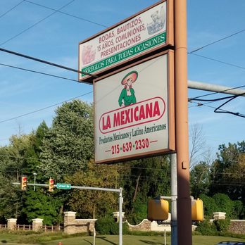 La Mexicana - a sign for a mexican restaurant - Grocery Near Me - Bristol, Pennsylvania La Mexicana - a sign for a mexican restaurant - Grocery Near Me - Bristol, Pennsylvania
