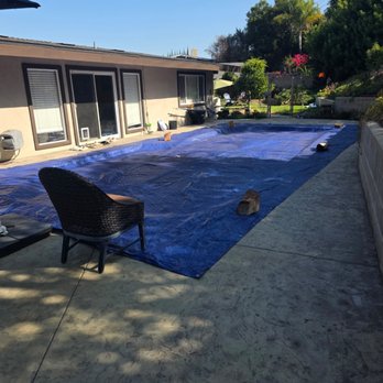 Gabriel Lopez Tree Service - Trimming vegetation to keep debris out of the pool is very common but covering the pool is how you make the omelet without breaking the eggs - Tree Services Near Me - La Puente, California Gabriel Lopez Tree Service - Trimming vegetation to keep debris out of the pool is very common but covering the pool is how you make the omelet without breaking the eggs - Tree Services Near Me - La Puente, California