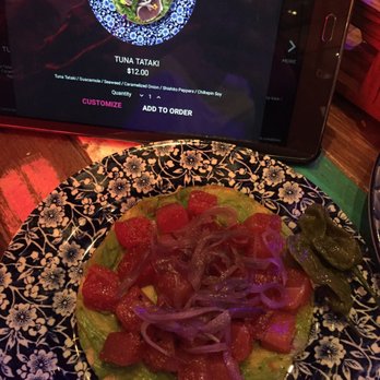 Tacology - "tuna tataki" tostada - Mexican Near Me - Miami, Florida