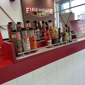 Firehouse Subs - Hot Sauce Bar-April 2026 - Sandwiches Near Me - Sacramento, California Firehouse Subs - Hot Sauce Bar-April 2026 - Sandwiches Near Me - Sacramento, California