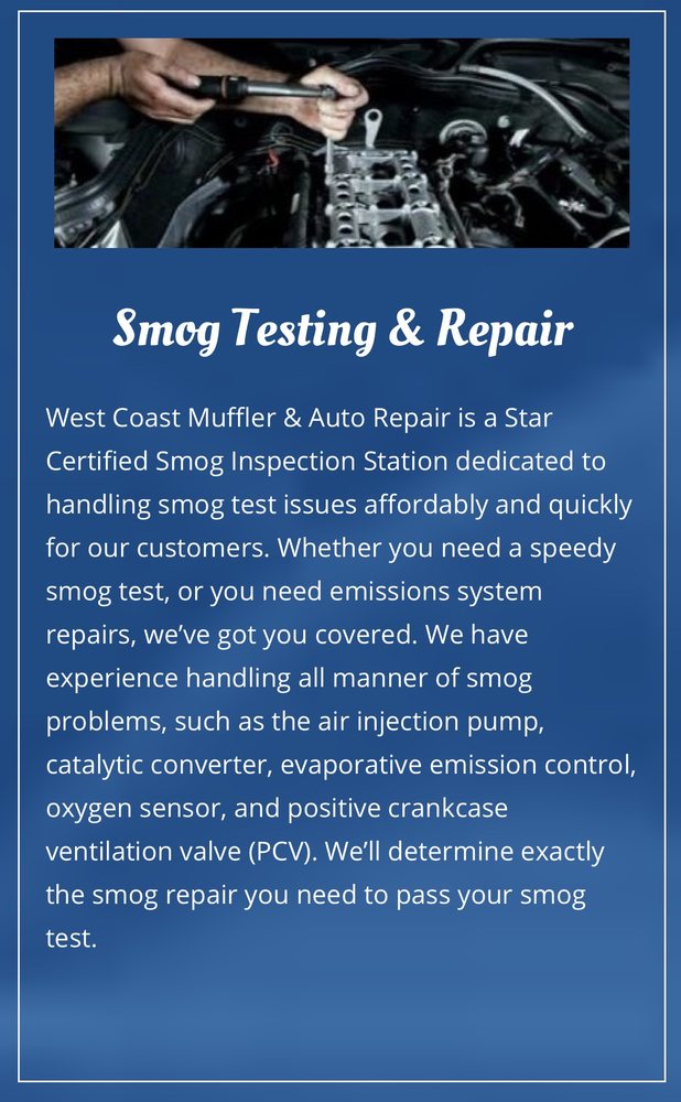 WEST COAST MUFFLER & AUTO REPAIR with 26 Reviews & 21 Photos 850 S State St, Ukiah, California