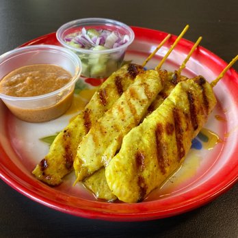 Grab Thai - Chicken Satay - Thai Near Me - San Jose, California Grab Thai - Chicken Satay - Thai Near Me - San Jose, California