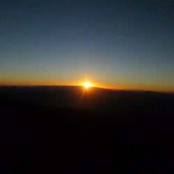 Telescope Peak - Sunrise from .5 miles of Telescope Peak trail