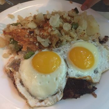 Tom's - Corned beef hash with eggs and home fries - Diners Near Me - Brooklyn, New York Tom's - Corned beef hash with eggs and home fries - Diners Near Me - Brooklyn, New York