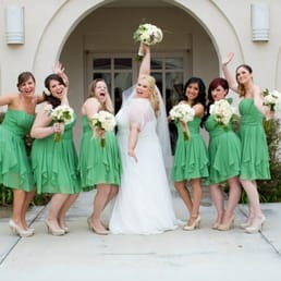 My bridesmaids and my bouquets
