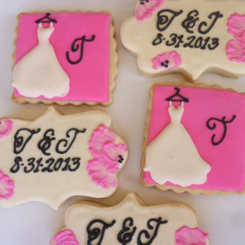 Cookies Supreme - wedding dress cookies decorated with royal icing - Desserts Near Me