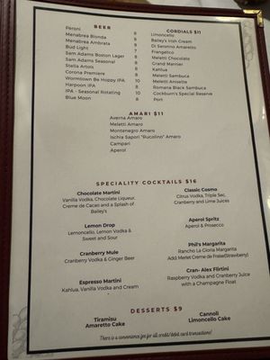 Menu photo 8 L'Osteria Boston, MA Menu photo 8 L'Osteria Boston, MA