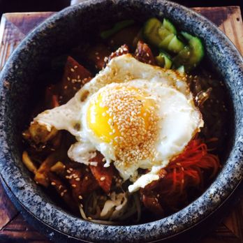 Burning Rice - Spicy chicken hot stone bowl - Korean Near Me - The Colony, Texas