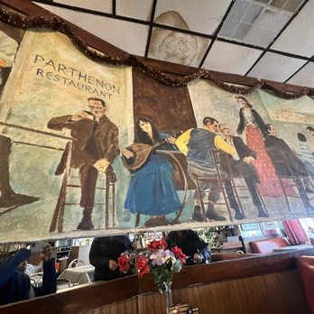 Parthenon Restaurant - Wall mural inside restaurant - Greek Near Me - Fredericksburg, Virginia Parthenon Restaurant - Wall mural inside restaurant - Greek Near Me - Fredericksburg, Virginia