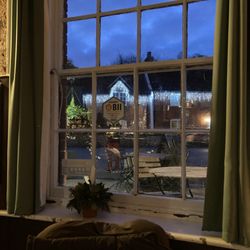 George Inn - Inside looking out