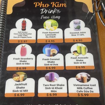 Pho Kim - Menu (2024) - Vietnamese Near Me - Santa Fe, New Mexico