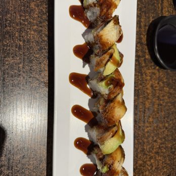 Tokyo Town Sushi - Tempura Dragon Roll customized - Japanese Near Me - La Mirada, California Tokyo Town Sushi - Tempura Dragon Roll customized - Japanese Near Me - La Mirada, California