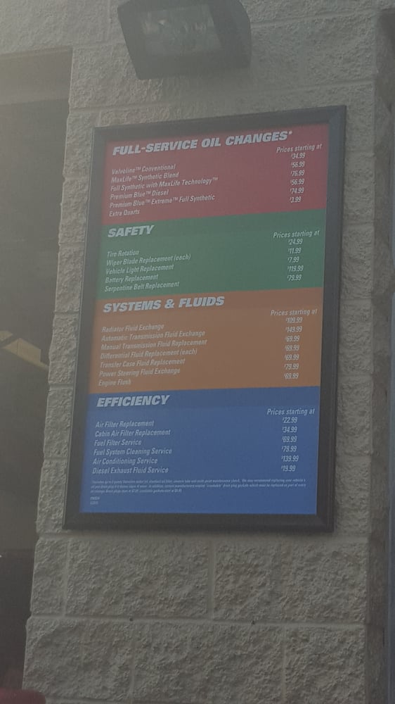 Valvoline Oil Change Hamilton Place at Gregory Decker blog