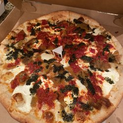 Two Brothers Pizza - Eggplant parm pizza