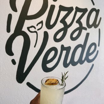 Pizza Verde - Grilled Rosemary Lemonade - Pizza Near Me - Fort Worth, Texas