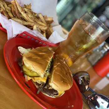 Ty's Diner - Double cheese, grilled onions with half fries! - Burgers Near Me - Wichita, Kansas Ty's Diner - Double cheese, grilled onions with half fries! - Burgers Near Me - Wichita, Kansas