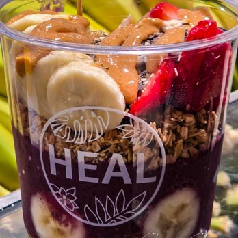Heal Wellness - OG Acai Bowl ($14) with Butterscotch topping - Acai Bowls Near Me - Toronto, Ontario