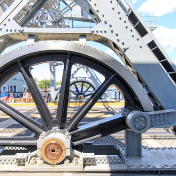 Mystic River Bascule Bridge - Bridge Gear - Landmarks & Historical Buildings Near Me - Mystic, Connecticut Mystic River Bascule Bridge - Bridge Gear - Landmarks & Historical Buildings Near Me - Mystic, Connecticut