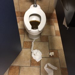 Lowe's Home Improvement - Filthy lowes men's room each photo is a different fixture. The whole restroom stank. Not cleaned for days