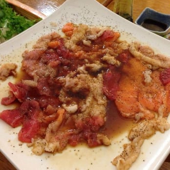 Ginger Sushi - Peppered white tuna, salmon and red tuna hammered thin. Yum! - Sushi Bars Near Me - Fanwood, New Jersey Ginger Sushi - Peppered white tuna, salmon and red tuna hammered thin. Yum! - Sushi Bars Near Me - Fanwood, New Jersey