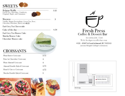 Menu photo 6 Fresh Press Coffee Bar Richmond, BC Menu photo 6 Fresh Press Coffee Bar Richmond, BC